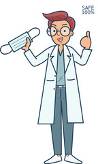 Doctor recommends how to use mask