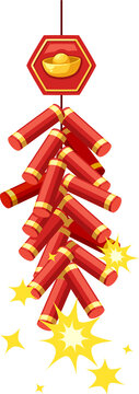 Chinese Firecracker Illustration