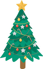 Christmas Tree Illustration
