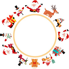 Christmas Frame Illustration