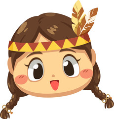 Stickman Native American Indian