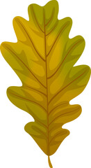 Autumn Leaf for Thanksgiving Decorative Element