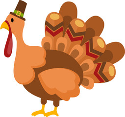 Turkey for Thanksgiving Decorative Element