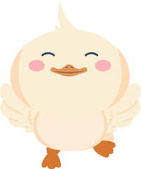 Cartoon chick illustration