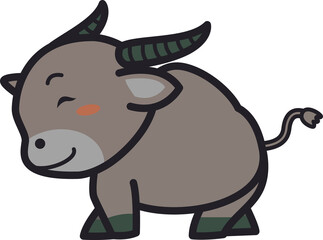Cartoon Buffalo illustration
