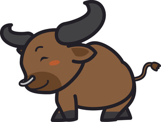 Cartoon Buffalo illustration