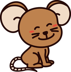 Cartoon rat illustration