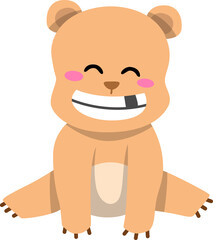 Cartoon bear illustration