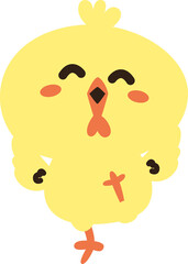 Cartoon chick illustration