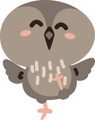 Cartoon owl illustration