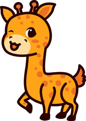 Obraz premium Cartoon deer illustration