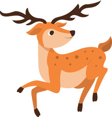 Cartoon deer illustration