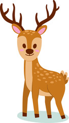 Cartoon deer illustration