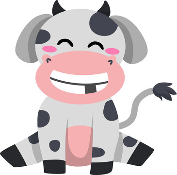 Cartoon cow illustration