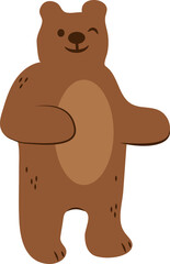 Cartoon bear illustration