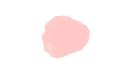 peach brush abstract