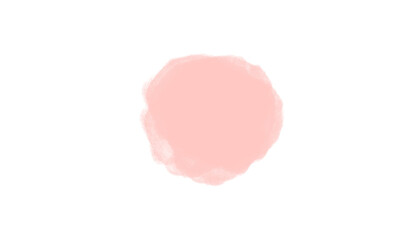 peach brush abstract