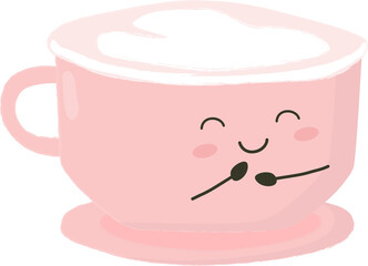 Cup character illustration