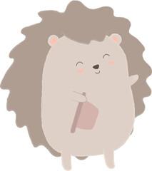 Porcupine illustration