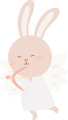 Rabbit character illustration