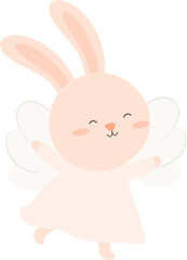 Rabbit character illustration