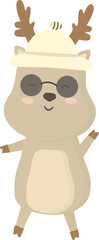 Cartoon deer illustration