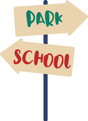 Back to school design with stationery