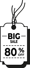 Sale labels and price tag