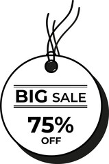 Sale labels and price tag
