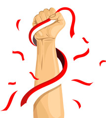 Indonesia's 77th independence day celebration Background Illustration