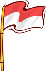 Indonesia's 77th independence day celebration Background Illustration