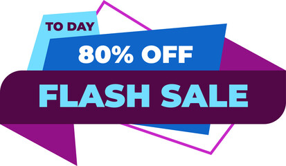 Sale banner and price tag label