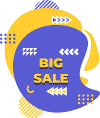 Big sale label