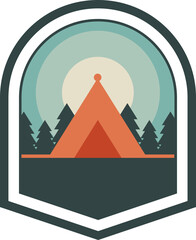 Mountain logo and badge