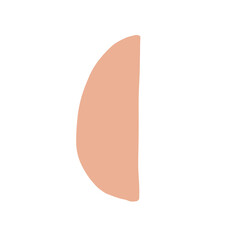 Fototapeta premium beige abstract shape