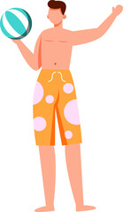 People in bathing suits