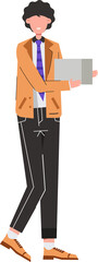 Cartoon businessman character