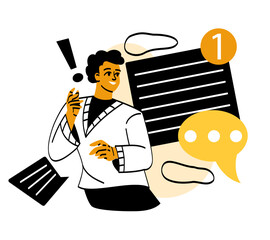 Website menu bar concept