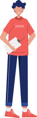 Teen boy character illustration