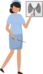 Nurse character illustration