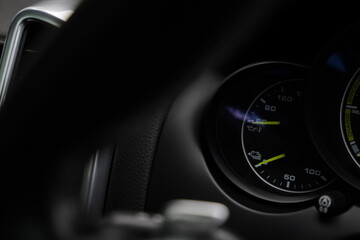 Car's interior design and details