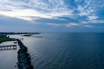 Dauphin Island at sunset 