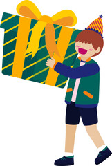 People has birthday party