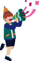 People has birthday party