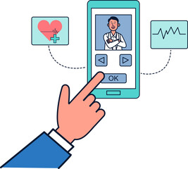 Online doctor consultation via your smartphone