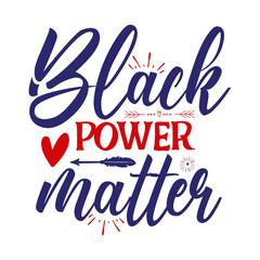 Black Power Matter svg