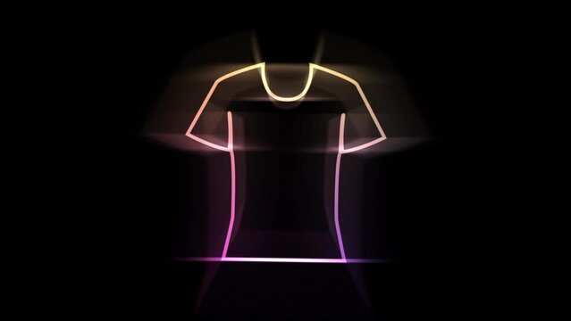 T Shirt in Neon Style