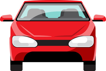 Obraz na płótnie Canvas Cartoon car sedan illustration