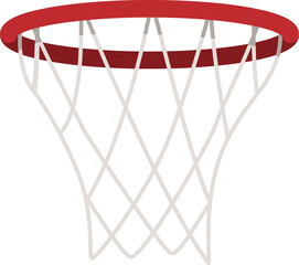 Basketball hoop and net - obrazy, fototapety, plakaty
