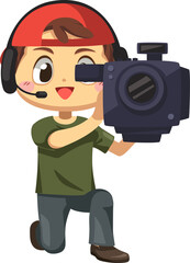 Cameraman character